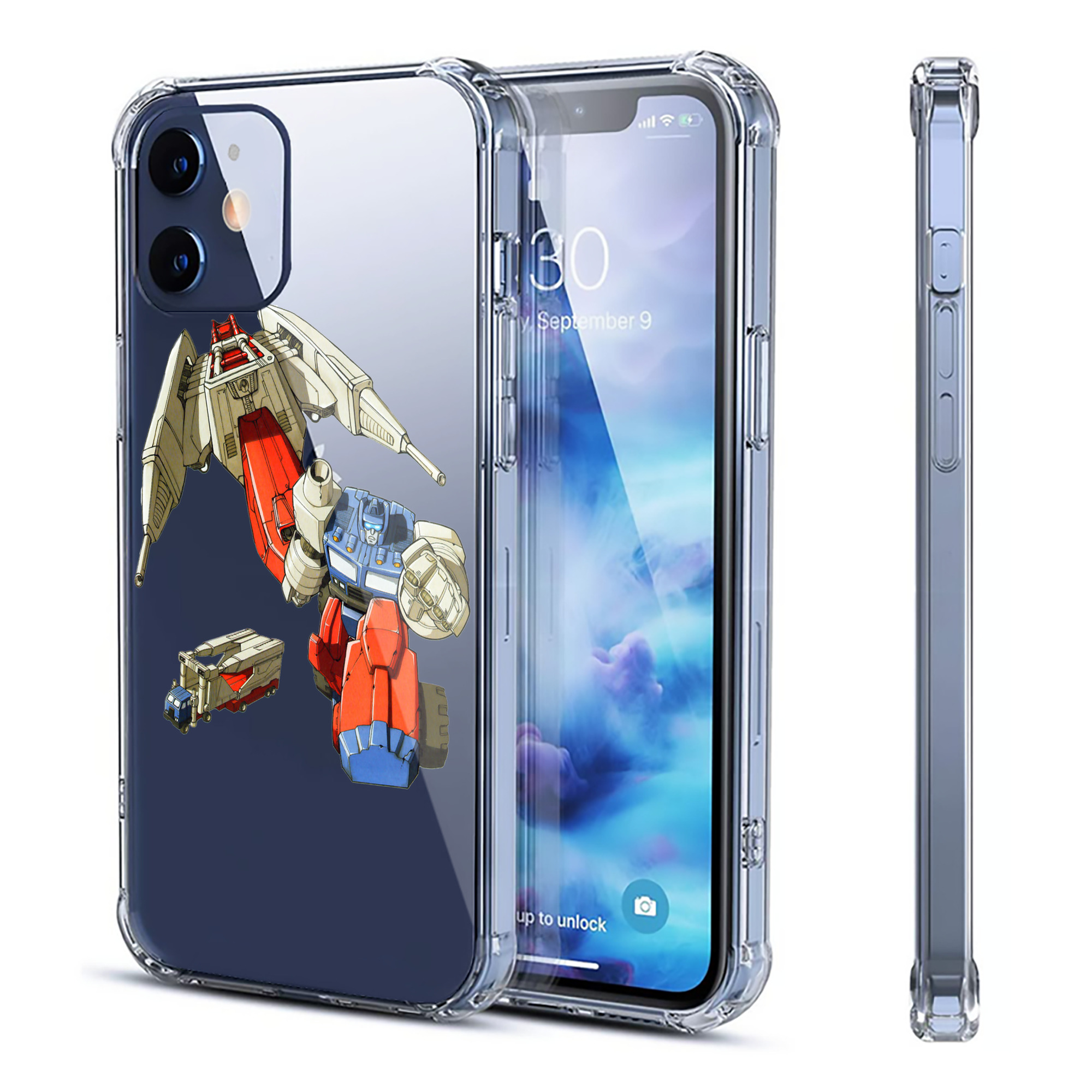 （画像用）  【iPhone 12シリーズ対応】透明スマホケース（クリアソフトケース）